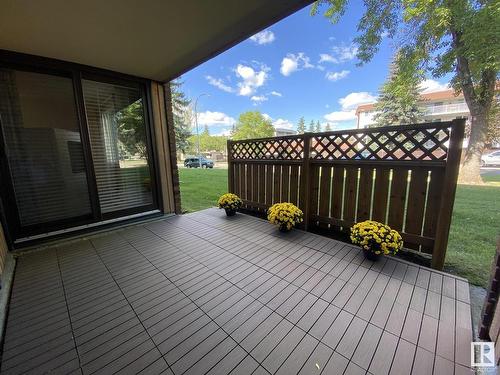 113 14811 51 Avenue, Edmonton, AB - Outdoor With Deck Patio Veranda With Exterior