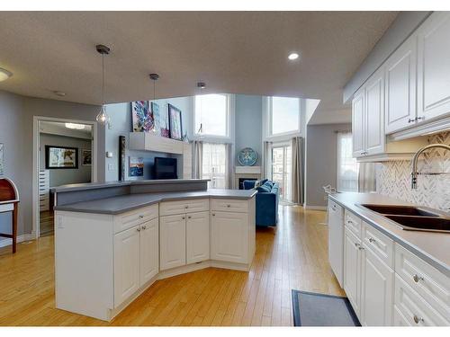 502 7905 96 Street, Edmonton, AB - Indoor Photo Showing Kitchen With Double Sink