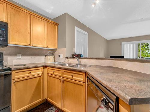 114 13710 150 Avenue, Edmonton, AB - Indoor Photo Showing Kitchen With Double Sink