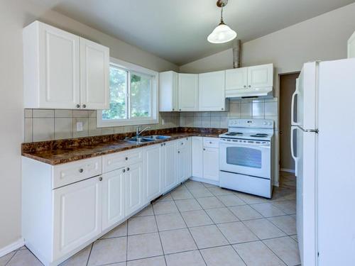 9516 127 Avenue, Edmonton, AB - Indoor Photo Showing Kitchen With Double Sink