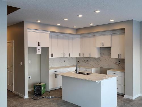 7052 182 Avenue, Edmonton, AB - Indoor Photo Showing Kitchen With Double Sink