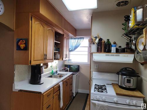 9745 94 Street, Edmonton, AB - Indoor Photo Showing Kitchen