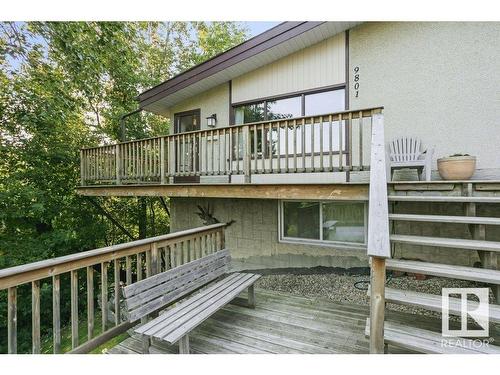 9801 92 Avenue Nw, Edmonton, AB - Outdoor With Deck Patio Veranda With Exterior