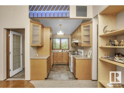 9801 92 Avenue Nw, Edmonton, AB - Indoor Photo Showing Kitchen With Double Sink