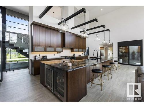 6 Lake Ridge Estates, Rural Parkland County, AB - Indoor Photo Showing Kitchen With Upgraded Kitchen