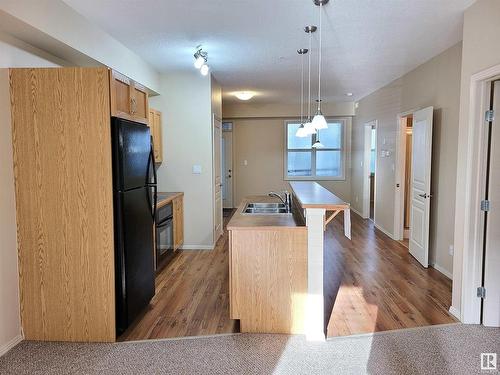 515 10503 98 Avenue, Edmonton, AB - Indoor Photo Showing Kitchen With Double Sink