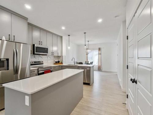 2931 Coughlan Green, Edmonton, AB - Indoor Photo Showing Kitchen With Upgraded Kitchen