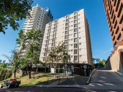 907 9730 106 Street, Edmonton, AB - Outdoor With Facade