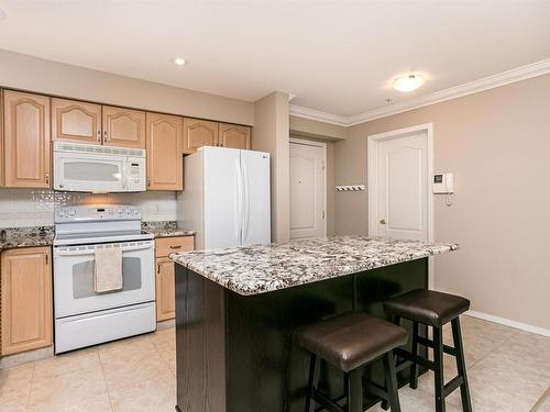 101 17150 94A Avenue, Edmonton, AB - Indoor Photo Showing Kitchen