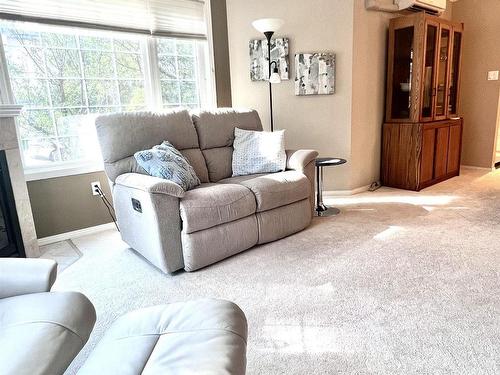 101 17150 94A Avenue, Edmonton, AB - Indoor Photo Showing Living Room With Fireplace