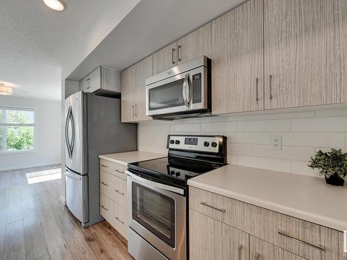 26 2215 24 Street, Edmonton, AB - Indoor Photo Showing Kitchen With Stainless Steel Kitchen