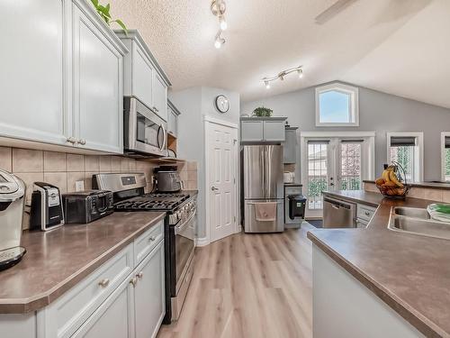 1367 117, Edmonton, AB - Indoor Photo Showing Kitchen With Double Sink