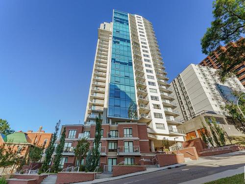 2204 9720 106 Street, Edmonton, AB - Outdoor With Balcony With Facade