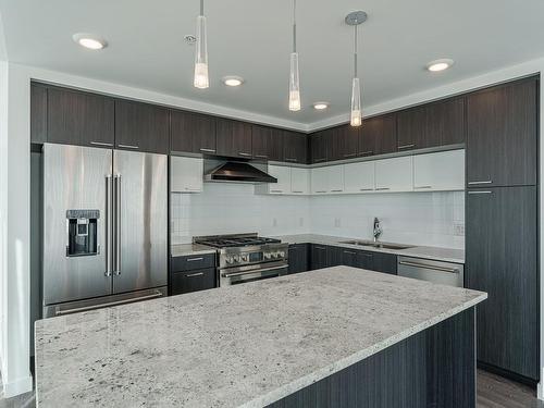 2204 9720 106 Street, Edmonton, AB - Indoor Photo Showing Kitchen With Upgraded Kitchen