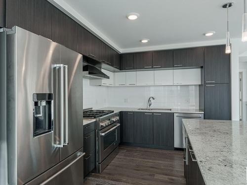 2204 9720 106 Street, Edmonton, AB - Indoor Photo Showing Kitchen With Upgraded Kitchen