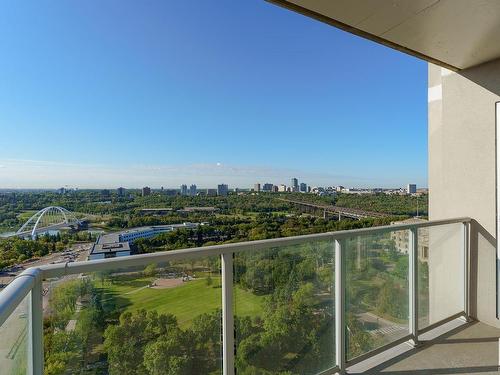 2204 9720 106 Street, Edmonton, AB - Outdoor With Balcony With View