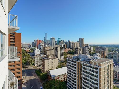 2204 9720 106 Street, Edmonton, AB - Outdoor With Balcony With View