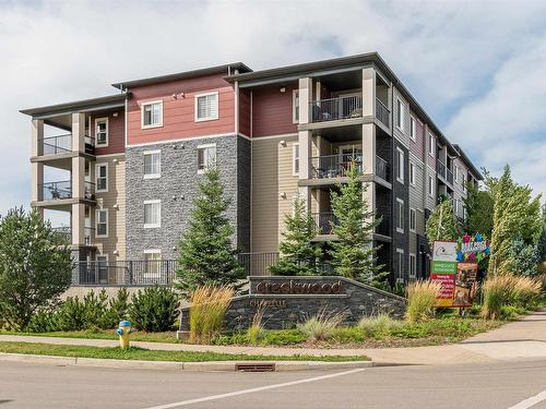 414 5390 Chappelle Road, Edmonton, AB - Outdoor With Balcony With Facade