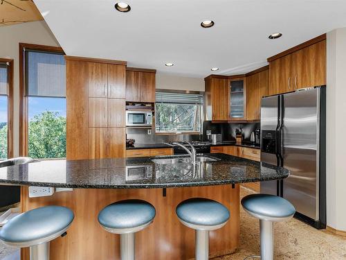 8911 97 Street, Edmonton, AB - Indoor Photo Showing Kitchen With Double Sink