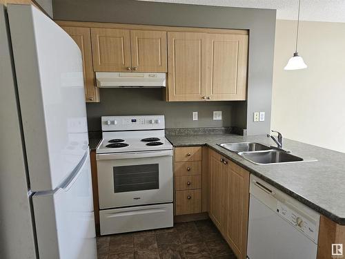 305 636 Mcallister Loop, Edmonton, AB - Indoor Photo Showing Kitchen With Double Sink