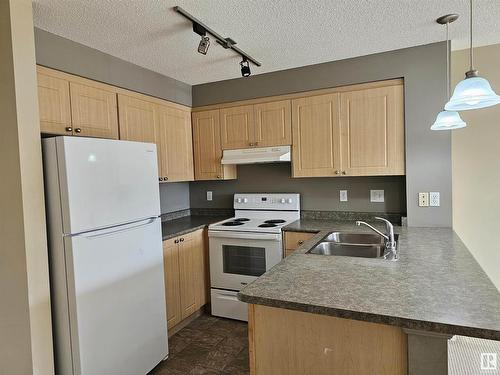 305 636 Mcallister Loop, Edmonton, AB - Indoor Photo Showing Kitchen With Double Sink