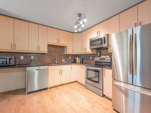 11436 97 Street, Edmonton, AB - Indoor Photo Showing Kitchen With Stainless Steel Kitchen