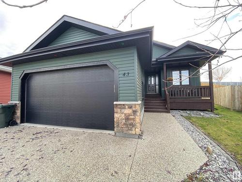 43 Haney Landing, Spruce Grove, AB - Outdoor With Deck Patio Veranda