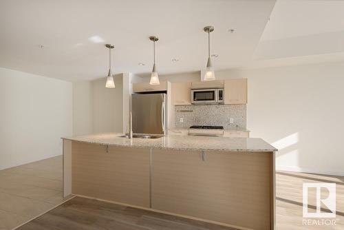 414 2606 109 Street, Edmonton, AB - Indoor Photo Showing Kitchen With Upgraded Kitchen