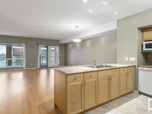 105 801 11 Street, Cold Lake, AB - Indoor Photo Showing Kitchen With Double Sink