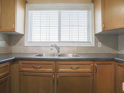 301 15211 139 Street, Edmonton, AB - Indoor Photo Showing Kitchen With Double Sink