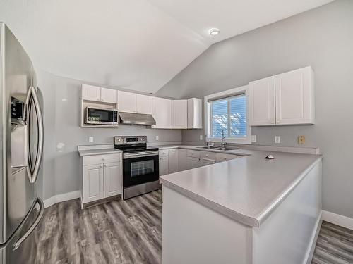 2932 41 Avenue, Edmonton, AB - Indoor Photo Showing Kitchen With Double Sink