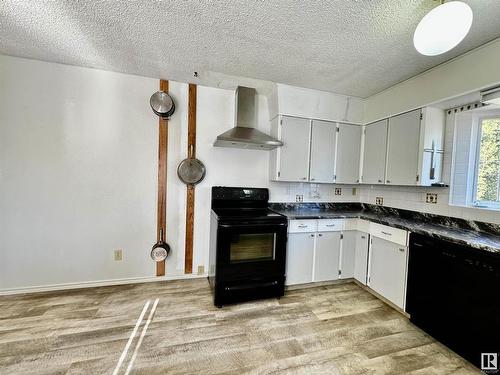 4902 Mackenzie Avenue, Drayton Valley, AB - Indoor Photo Showing Kitchen With Double Sink