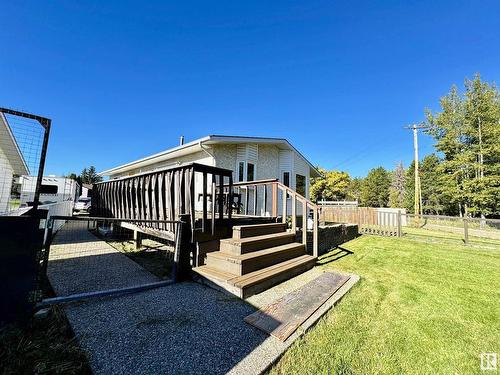 4902 Mackenzie Avenue, Drayton Valley, AB - Outdoor With Deck Patio Veranda With Exterior