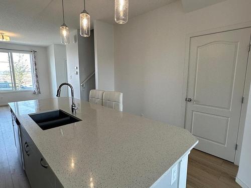 18007 71 Street, Edmonton, AB - Indoor Photo Showing Kitchen With Double Sink