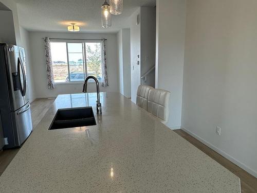 18007 71 Street, Edmonton, AB - Indoor Photo Showing Kitchen With Double Sink