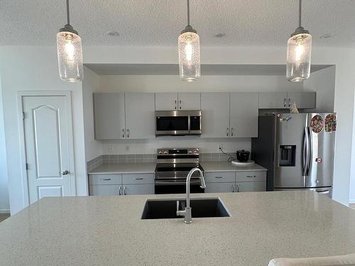 18007 71 Street, Edmonton, AB - Indoor Photo Showing Kitchen With Stainless Steel Kitchen With Double Sink