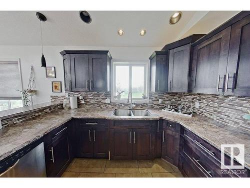 234 Lakeside Drive, Rural Barrhead County, AB - Indoor Photo Showing Kitchen With Double Sink With Upgraded Kitchen