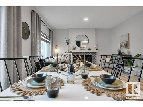 532 Bluff Lane, Leduc, AB - Indoor Photo Showing Dining Room