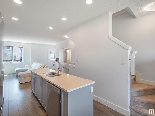 70 655 Watt Boulevard, Edmonton, AB - Indoor Photo Showing Kitchen With Double Sink