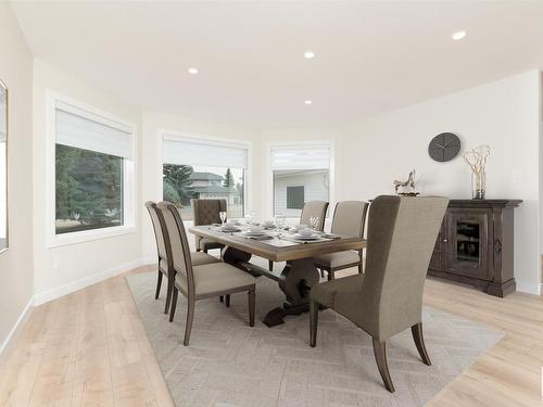 38 Heartwood Lane, Stony Plain, AB - Indoor Photo Showing Dining Room