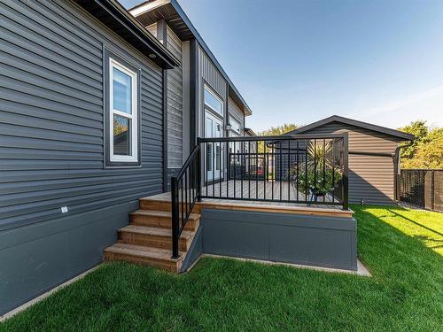 86 Meadowview Road, Morinville, AB - Outdoor With Deck Patio Veranda With Exterior