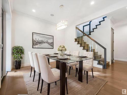 9433 142 Street, Edmonton, AB - Indoor Photo Showing Dining Room