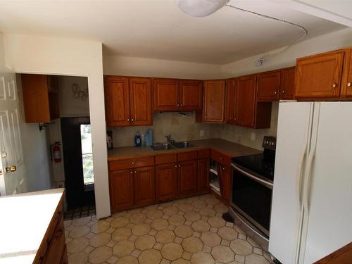 11920 69 Street, Edmonton, AB - Indoor Photo Showing Kitchen With Double Sink