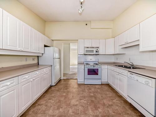 502 9131 99 Street, Edmonton, AB - Indoor Photo Showing Kitchen With Double Sink