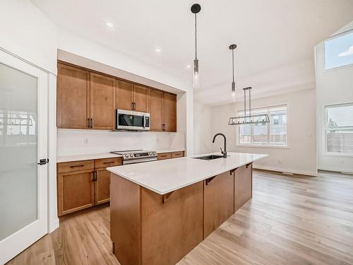 24 Jennifer Crescent, St. Albert, AB - Indoor Photo Showing Kitchen With Upgraded Kitchen