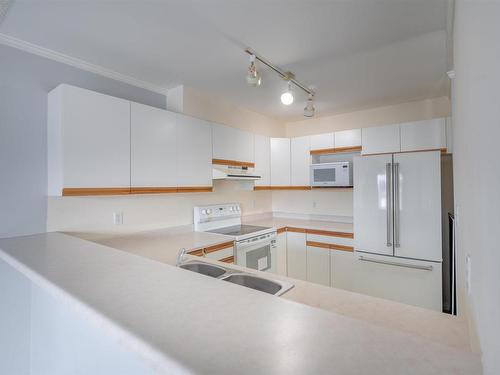 10316 142 Street, Edmonton, AB - Indoor Photo Showing Kitchen With Double Sink