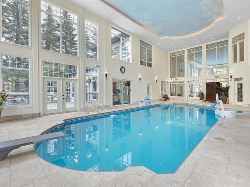 16 Wedgewood Crescent, Edmonton, AB - Indoor Photo Showing Other Room With In Ground Pool