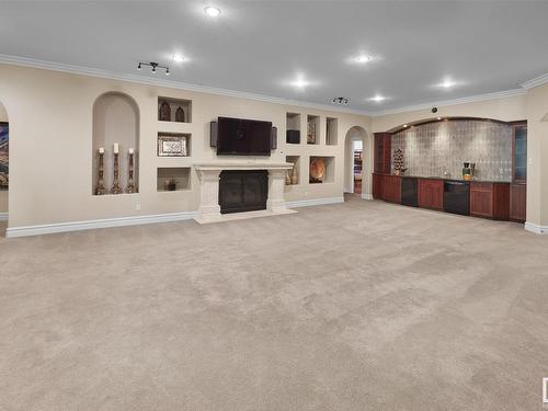 16 Wedgewood Crescent, Edmonton, AB - Indoor With Fireplace