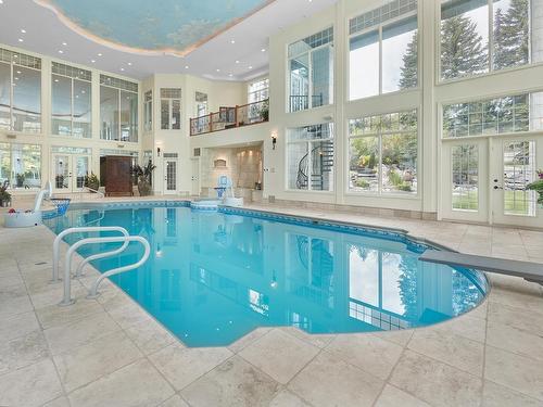 16 Wedgewood Crescent, Edmonton, AB - Indoor Photo Showing Other Room With In Ground Pool