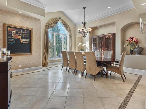 16 Wedgewood Crescent, Edmonton, AB - Indoor Photo Showing Dining Room